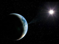 Representación del exoplaneta Gliese 180 C