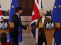 El primer ministro británico, Rishi Sunak, y la presidenta de la Comisión Europea, Ursula von der Leyen