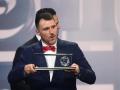 El futbolista polaco Marcin Oleksy recogiendo el premio Púskas el pasado lunes