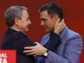 José Luis Rodríguez Zapatero y Pedro Sánchez