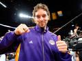 Pau Gasol gana al ganar su primer anillo con los Ángeles Lakers