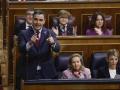 El presidente del Gobierno, Pedro Sánchez, interviene en la sesión de control al Ejecutivo de este miércoles en el Congreso