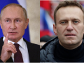 Vladimir Putin y Aleksei Navalny