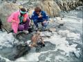 Erika y su marido Helmut Simon descubrieron a Otzi incrustado en el hielo
