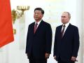 El presidente ruso, Vladimir Putin, se reúne con el presidente chino, Xi Jinping, en el Kremlin de Moscú