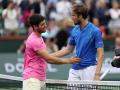 Carlos Alcaraz y Daniil Medvedev en la final de Indian Wells