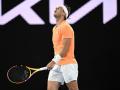 Rafa Nadal, en su último partido de la temporada hasta ahora, en el Open de Australia
