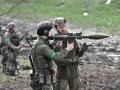 Soldados ucranianos entrenan en Donetsk para una contraofensiva contra Ucrania