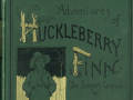Cubierta de la primera edición de 'Las aventuras de Huckleberry Finn' de Mark Twain