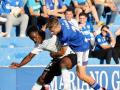 Diarra y Fermín pugnan por un balón en el Linares Córdoba