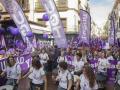 Manifestación feminista por el 8-M en Sevilla