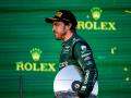 Fernando Alonso en el podio de Melbourne