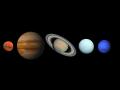 El Sol y los nueve planetas que forman su sistema