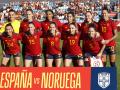 La alineación de la selección española femenina, muy diferente a la de hace un año