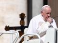 Pope Francis during the General Audience in St. Peter's Square.