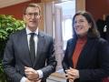 Feijóo y la ministra sueca para la UE