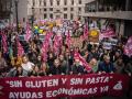 Imagen de archivo de otra marcha de celiacos en Madrid hace un mes
