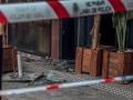 Restaurante 'Burro Canaglia Bar&Resto' precintado tras el incendio en el que dos personas perdieron la vida