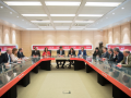 El secretario general Pedro Sánchez mantiene una reunión con representantes de las asociaciones judiciales y fiscales, También participan en la reunión la vicesecretaria general Adriana Lastra