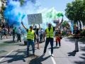 Manifestación convocada por las organizaciones mayoritarias de la Policía Nacional, Jupol, y de la Guardia Civil, Jucil, para reclamar una modificación normativa que evite la pérdida de poder adquisitivo de ambos colectivos, este sábado, en Madrid. EFE/ Fernando Villar