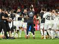 La celebración de los jugadores del Real Madrid tras ganar la Copa del Rey