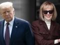 La escritora E. Jean Carroll y el presidente de Estados Unidos, Donald Trump