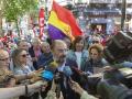 El presidente de Aragón, Javier Lambán, atiende a los medios