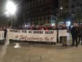 Manifestación de los vecinos de Orriols, en Valencia.