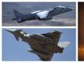 Imágene de las maniobras Copex 23, con cazas Harrier, Eurofighter, misiles y 4.000 militares desplegados