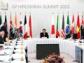 El primer ministro japonés, Fumio Kishida preside la reunión de líderes del G7 en Hiroshima