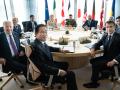 Los líderes de las siete potencias del G7 acuerparon al presidente ucraniano Volodímir Zelenski