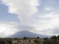 Vista del volcán Popocatépetl