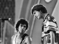 Keith Richards y Mick Jagger, de los Rolling Stones, en 1982