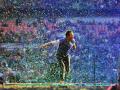 Chris Martin durante una actuación en el estadio de Wembley