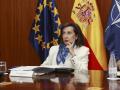 La ministra de Defensa, Margarita Robles, ha informado en una reunión del Grupo de Contacto para la Defensa de Ucrania