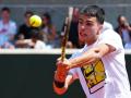 Carlos Alcaraz practices at French Open Tennis, Friday Qualifying and Previews, Roland Garros, Paris, France - 26 May 2023 *** Local Caption *** .