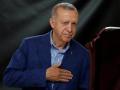 El presidente de Turquía y candidato presidencial del Partido AK, Recep Tayyip Erdogan