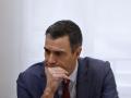 Pedro Sánchez, este martes en la Moncloa