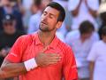 Novak Djokovic,en uno de los partidos en Roland Garros