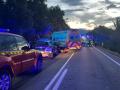 Efectivos del 112 desplegados en el lugar del accidente
