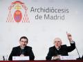 José Cobo y Carlos Osoro en la rueda de prensa tras el nombramiento