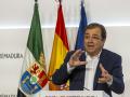 El presidente en funciones de la Junta de Extremadura, Guillermo Fernández Vara, este miércoles