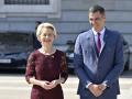 The President of the Government, Pedro Sánchez, and the President of the European Commission, Ursula von der Leyen