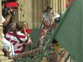 Imagen del chupinazo que da comienzo a las fiestas de San Fermín 2023, Pamplona