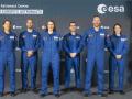 Los astronautas titulares de la ESA
