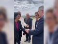 La vicepresidenta de Venezuela, Delcy Rodríguez, a su llegada a Bruselas