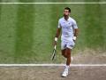 Novak Djokovic, durante la final de Wimbledon