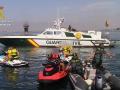 Control de la Guardia Civil de embarcaciones deportivas en la costa española