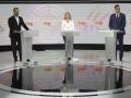 Abascal, Díaz y Sánchez en el debate de RTVE