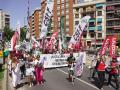 Varias personas protestan durante una manifestación de los funcionarios de Justicia de toda España convocada por los sindicatos CSIF, UGT y CCOO, en las inmediaciones del Palacio de Justicia , a 20 de julio de 2023, en Logroño, La Rioja (España). La protesta tiene lugar después de que a pesar de semanas en huelga en las que han demandado mejoras laborales, sus reclamaciones no han tenido respuesta en la Administración de Justicia. La manifestación coincide con la celebración de la cumbre de ministros de Justicia e Interior de países de la Unión Europea.
20 JULIO 2023;PROTESTA;CONCENTRACIÓN;FUNCIONARIOS;HUELGA;ADMINISTRACIÓN DE JUSTICIA;
Alberto Ruiz / Europa Press
20/7/2023